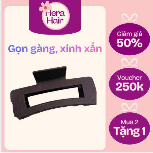 Kẹp tóc càng cua Hàn Quốc nữ đẹp hottrend nhám cỡ size lớn LAGU