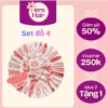 Set 19 món kẹp tóc tone ngọt ngào