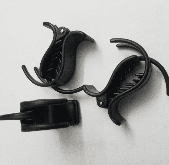 Combo 5 Kẹp tóc càng cua Đen nhám Đen bóng Dẻo Không Gãy - Ảnh 3