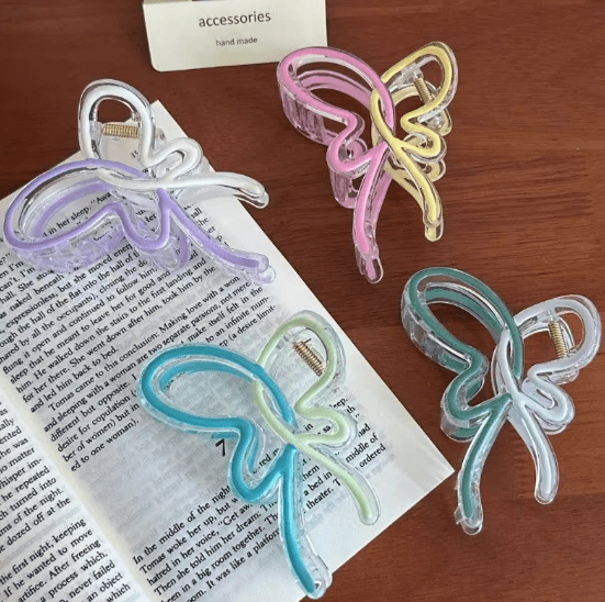 Thời Trang Đẹp Nơ Tóc Kẹp Tóc Kẹp Tóc Phụ Kiện Cho Nữ Bé Gái - Ảnh 4