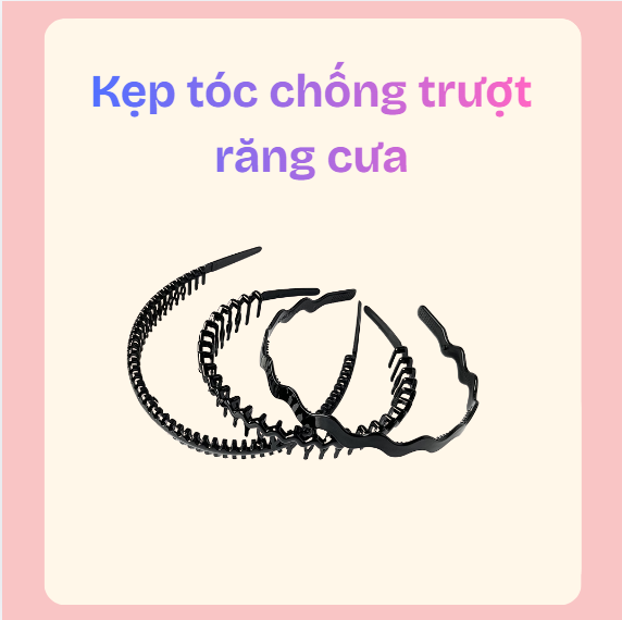 Kẹp tóc chống trượt răng cưa – phụ kiện giữ tóc gọn gàng và tiện lợi - Ảnh 3