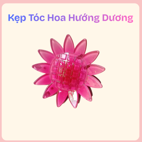 Kẹp tóc hoa hướng dương – phụ kiện tóc nữ tươi tắn, nổi bật