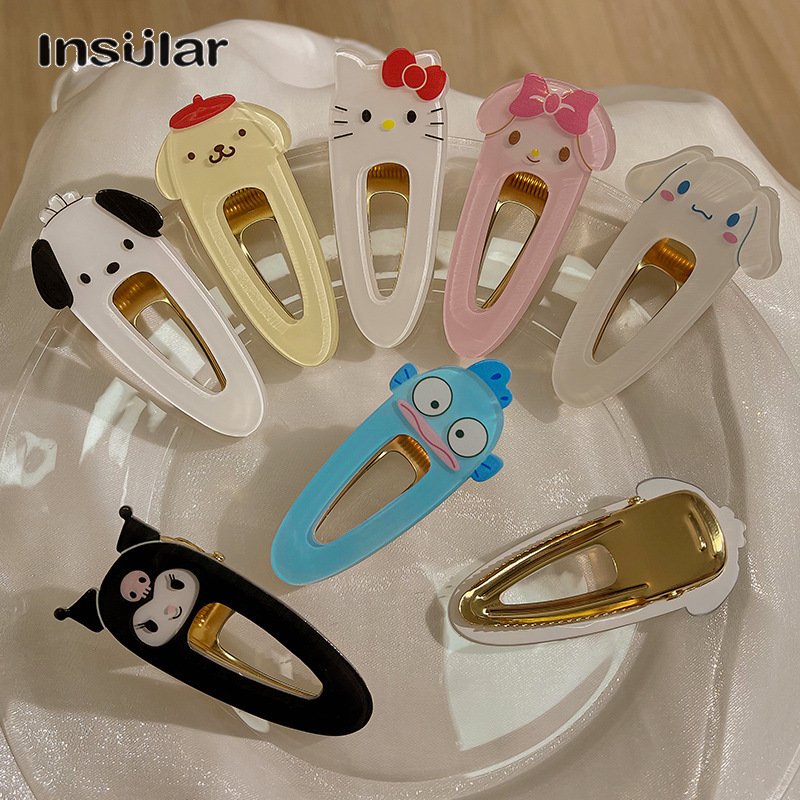 Kẹp tóc nhựa Sanrio – Phụ kiện tóc dễ thương cho phong cách trẻ trung - Ảnh 3