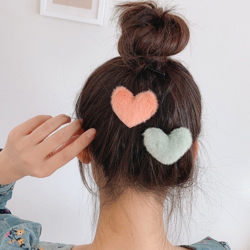 Kẹp Tóc Trái Tim Cao Cấp Cho Nữ