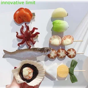 Kẹp Tóc Đồ Ăn – Phụ Kiện Tóc Dễ Thương Và Nổi Bật Cho Phong Cách Trẻ Trung - Ảnh 4