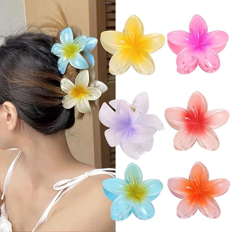 Kẹp tóc hoa sứ cao cấp cho nữ - Ảnh 4