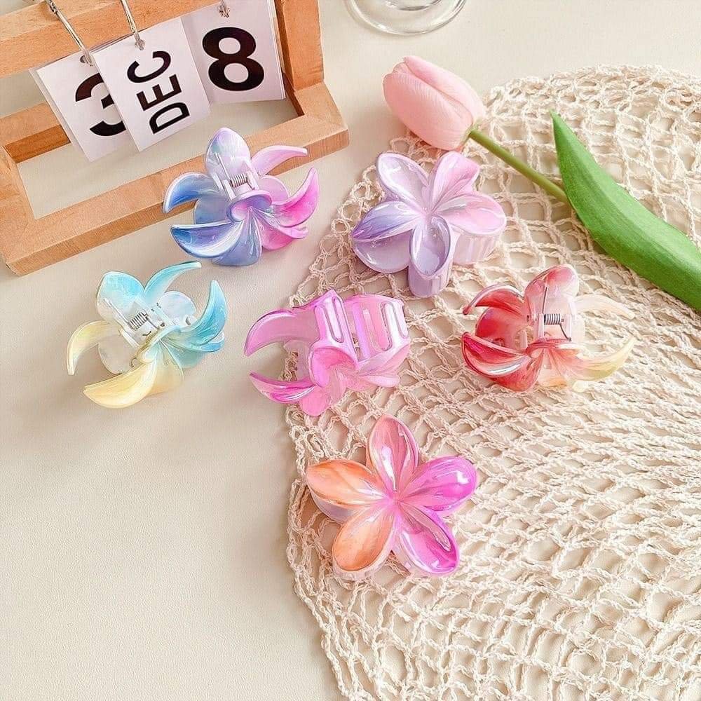 Kẹp tóc hoa sứ cao cấp cho nữ - Ảnh 3